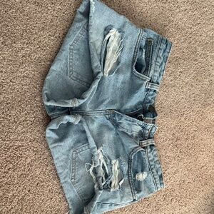Distressed Denim Shorts - Women’s - sz 28